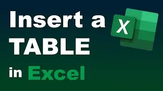 Top Excel Interview Questions #13 - How to Create or Insert a Table