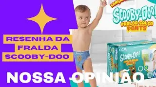 #fraldas RESENHA DA FRALDA SCOOBY-DOO