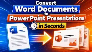 Converting A Microsoft Word File To PowerPoint