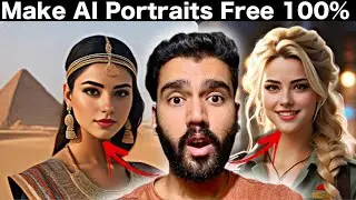 How To Make An AI Portrait Of Yourself Free | Photo Enhancer AI Free