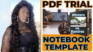Professor Blackmore's (PDF Printable) Digital e - Trial Notebook Template