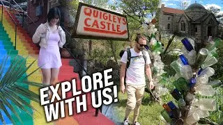 Visiting Quigley's Castle, the Haunted Crescent Hotel and a Catholic Church in Eureka Springs!