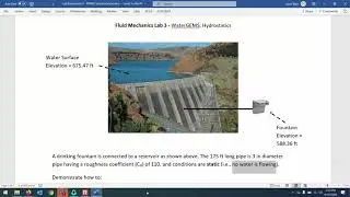 EPANET for simple hydraulic modeling - CE 319 (16 Sept 2020) Lab 3