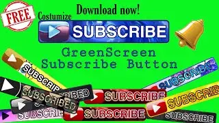 Subscribe button in GreenScreen Free Download!