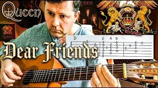 Queen - Dear Friends - Guitar Cover (Guitar Tab)