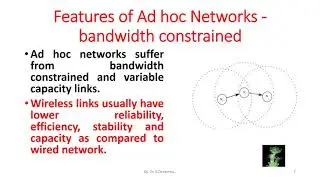 Wireless Ad hoc Networks   Features