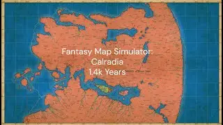 Fantasy Map Simulator: Calradia | Timelapse