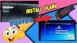 cara install ulang windows 7 ultimate dengan bootable flashdisk di laptop dell Part 2