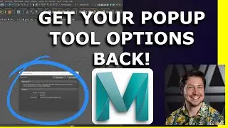 How to Get Maya Tool Popup Windows Back - Without Deleting Your Entire Prefs Folder