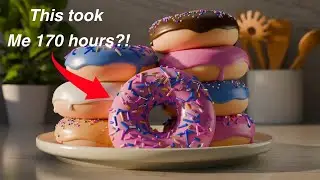 I Recreated the doughnuts from 