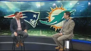 Patriots beat Dolphins: Jeff Howe with Tom Leyden