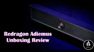 Redragon Adiemus Unboxing e review sound bar 