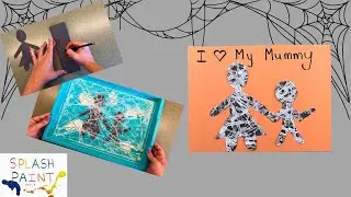 Easy Halloween Craft - Mummy