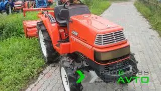 Видео японского минитрактора KUBOTA SATURN X-24 в комплекте с фрезой в наличии в 