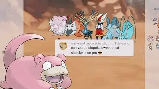 The Propoke sweeps | slowpoke sweep #pokemonshowdown #sweep
