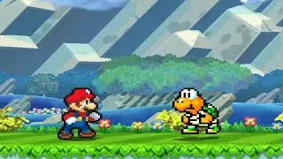 ADD004 MUGEN: Super Better Mario (Me) Vs Koopa Troopa (DJ HannibalRoyce, AI patched)