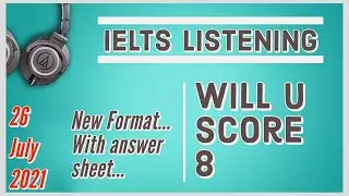 IELTS Listening Practice test 2021 with answers