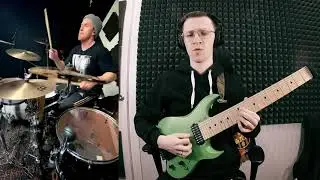 Rock jam with Aaron Stechauner (Kiesel Vader 8 string, Axe Fx 3)