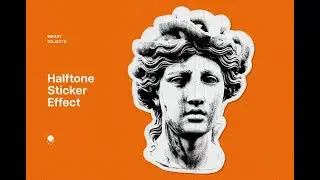 Halftone Sticker Effect Download