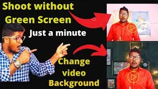 how to remove video background||without green screen recorded||no any editor