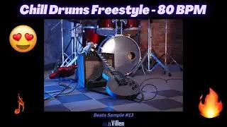 Chill Drums Freestyle Boom Bap Type Beat | 'Beats Sample #13'  | Hip Hop 80 BPM (dub.El.Villen)