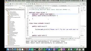 L054Part2of2 Discussed Abstract Class and Interface with Java Programming