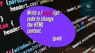 Write a JavaScript code to change the HTML content.