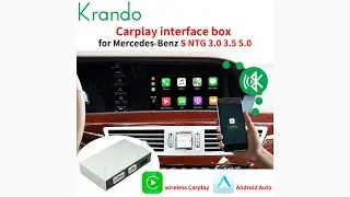 Review Krando Wireless Apple CarPlay Android Auto Interface Box For Mercedes Benz 2024