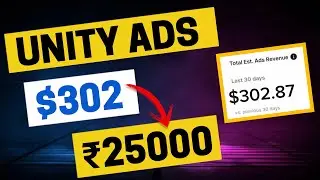 Make $300+ REVENUE in UNITY Ads🤑