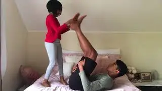 Yoga Challenge wth Cute Sister - Part 2