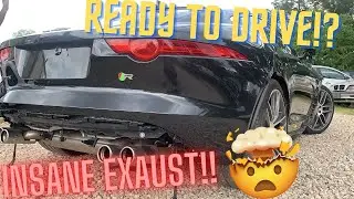 The CHEAPEST Jaguar F-Type R in the COUNTRY now runs under its own power!! ~ Part 3