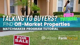 Find Off Market Properties with Matchmaker