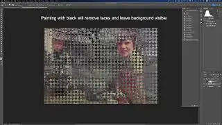 Weaving two images together in Photoshop using layer masks and pattern fill