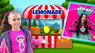Lauren Sets Up a Juice and Fruit Shop to Go to Belinha's Show! 🍊🍓🎶