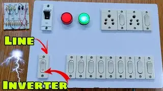 किसी भी Electric Board को या तो Line या तो Inverter से पुरा Board को कैसे Control करे || 2Way Switch