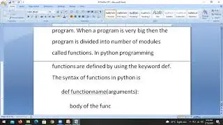 28.Functions  | CRT PYTHON PROGRAMMING | RVIT