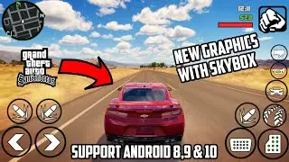 New HD Graphics Skybox 2020 | Support Android 8,9 & 10 | GTA SA High Graphics Modpack for all device