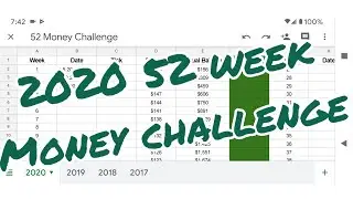 2020 52 Week Money Challenge
