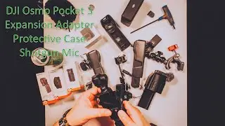 DJI Osmo Pocket 3 - Expansion Adapter + Protective cases - Scotty Makes Stuff - External Microphone