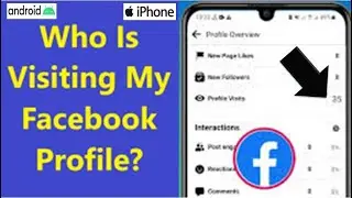 How to see who visited my Facebook Profile 2023  Facebook Visitors
