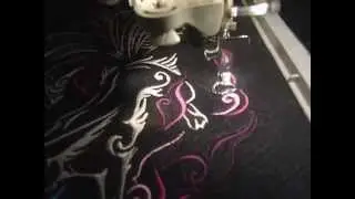 Let's embroider: A nine-tailed fox