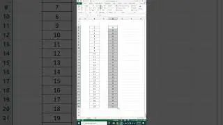 Excel A to Z autofill #Shorts #excel
