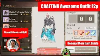 Blade and Soul Revolution EN - Crafting your outfit costume General Merchant Complete Guide