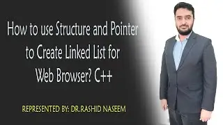 How to use Structure and Pointer to Create Linked List for Web Browser? C++