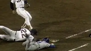 Buckner dives to first for out