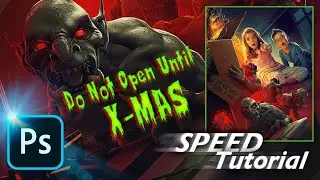 Photoshop Speed Art: Santa's Evil Little Elves