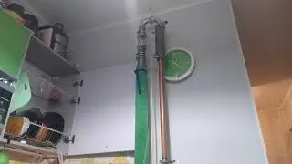 перегон браги на самодельном  НБК