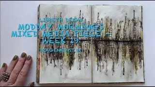 Monday mornings mixed media piece - Week 19