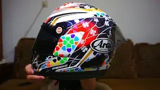 Unboxing helm ter-nyaman | Arai RX-7X | Motif pembalap Takaaki Nakagami GP2