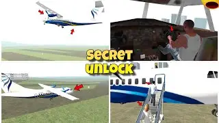 HOW TO FLY BIG AEROPLANE - INDIAN BIKE DRIVING 3D
